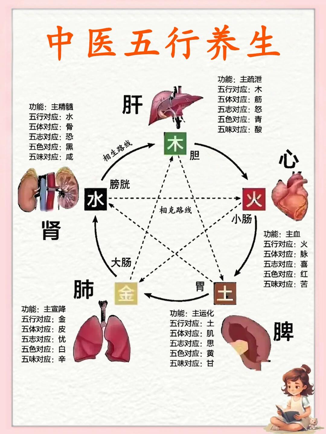 五行对应五脏