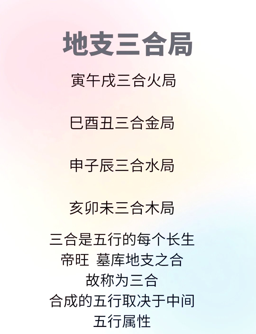 科普展现:地支三合必离婚（合婚口诀一览表）