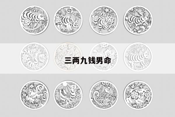 三两九钱男命