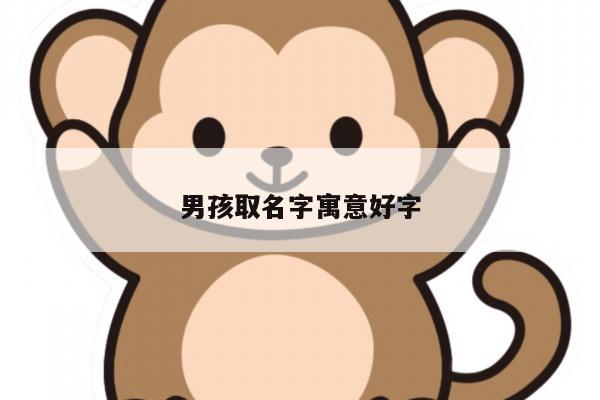 男孩取名字寓意好字