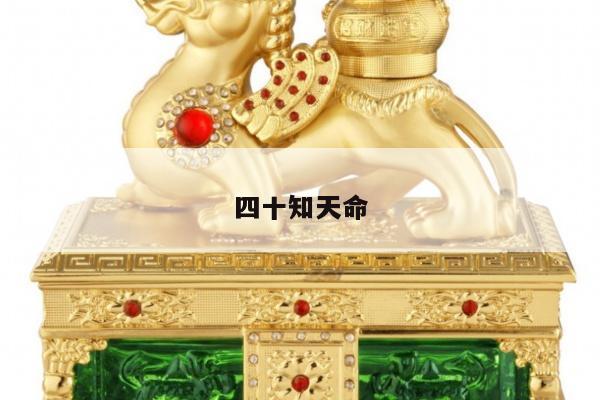 四十知天命