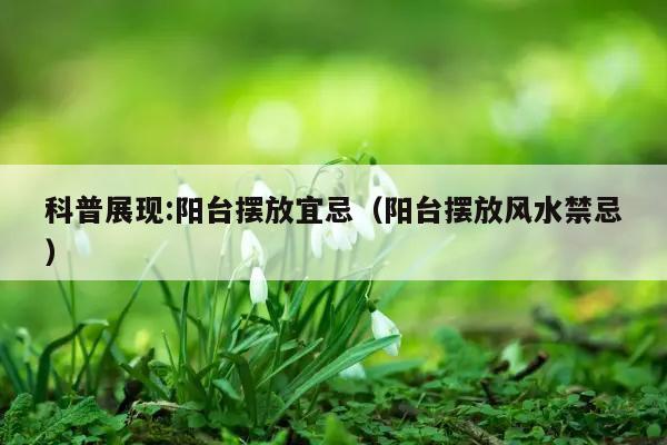 科普展现:阳台摆放宜忌（阳台摆放风水禁忌）