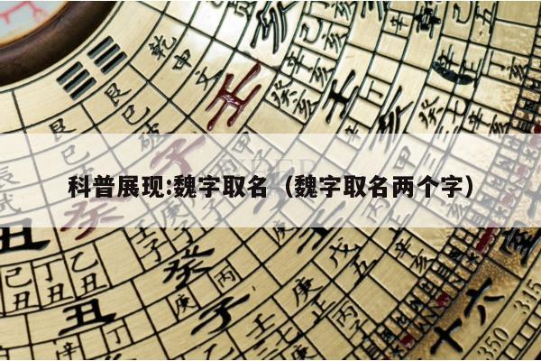 科普展现:魏字取名（魏字取名两个字）